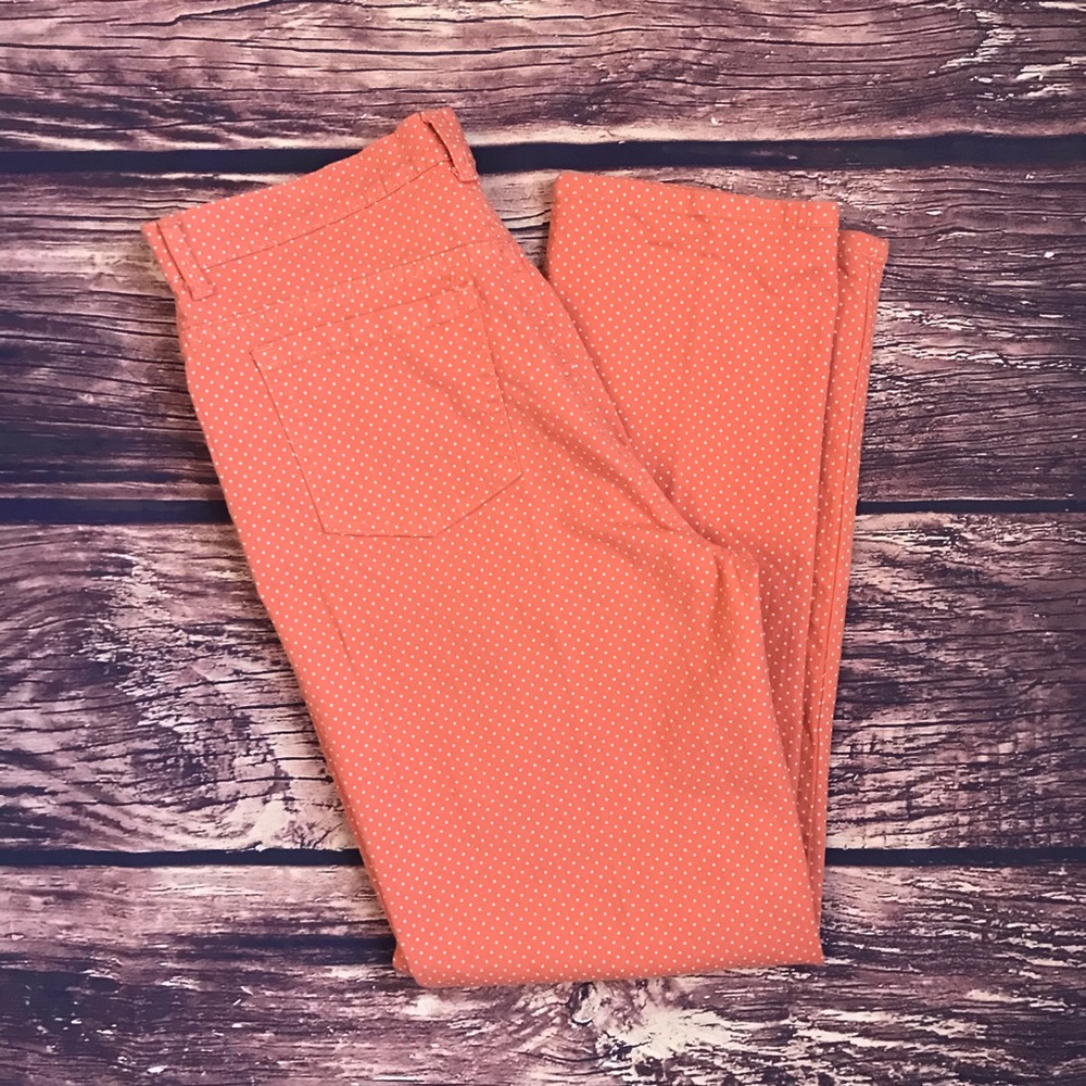 Orange Polka Dot Jeans: Gloria Vanderbilt, Amanda